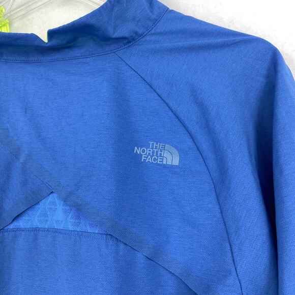 North Face Jacket Women's Size L Blue Neon Flight Series FlashDry Lightweight - Picture 8 of 12